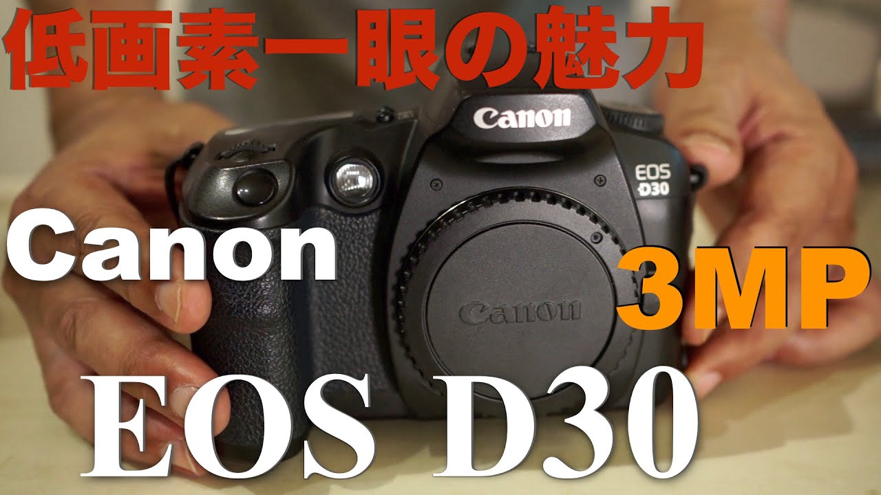 Canon EOS D30・300万画素の一眼レフは話しにならないか？・既に完成度