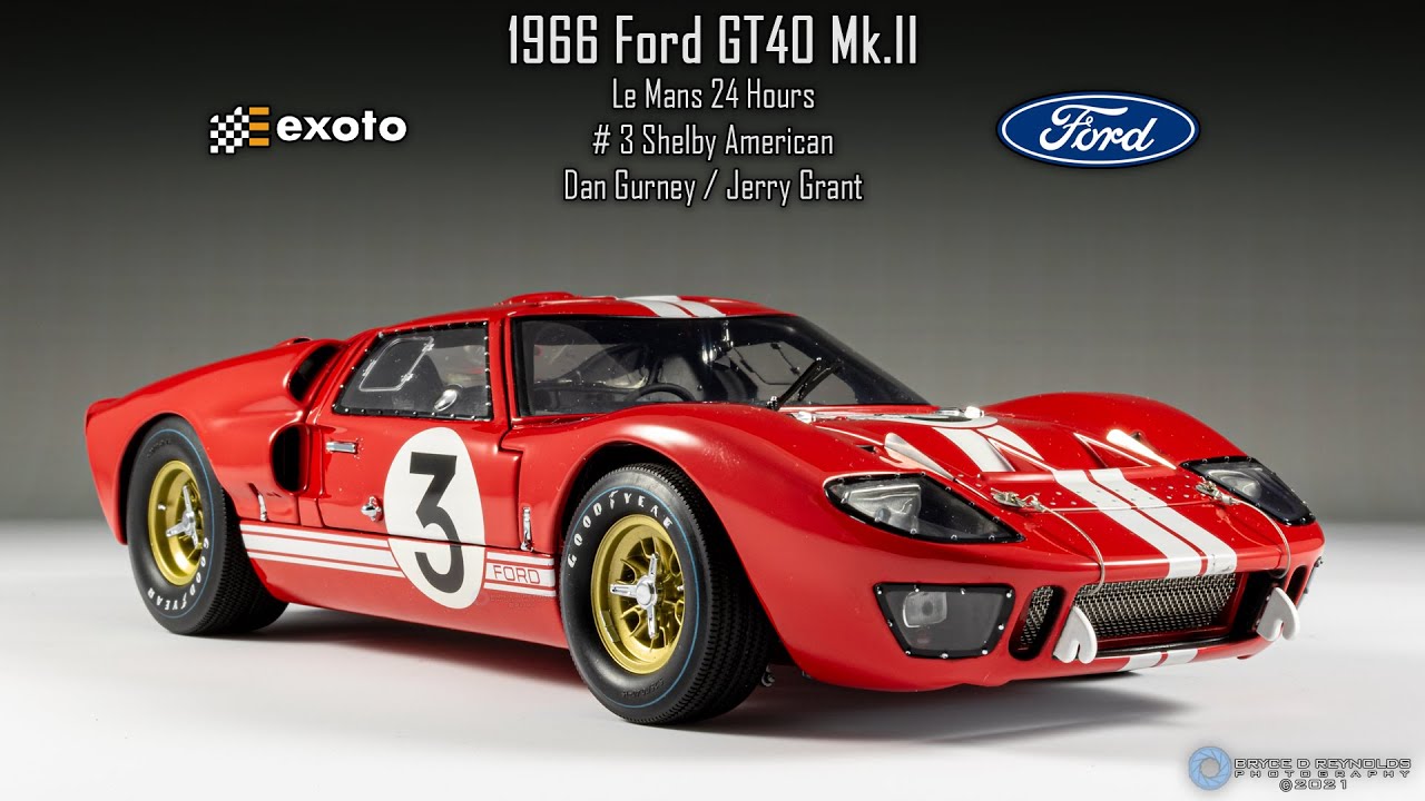 1:18 Exoto 1966 Ford GT40 Mk.II # 3 Shelby American Showcase - YouTube