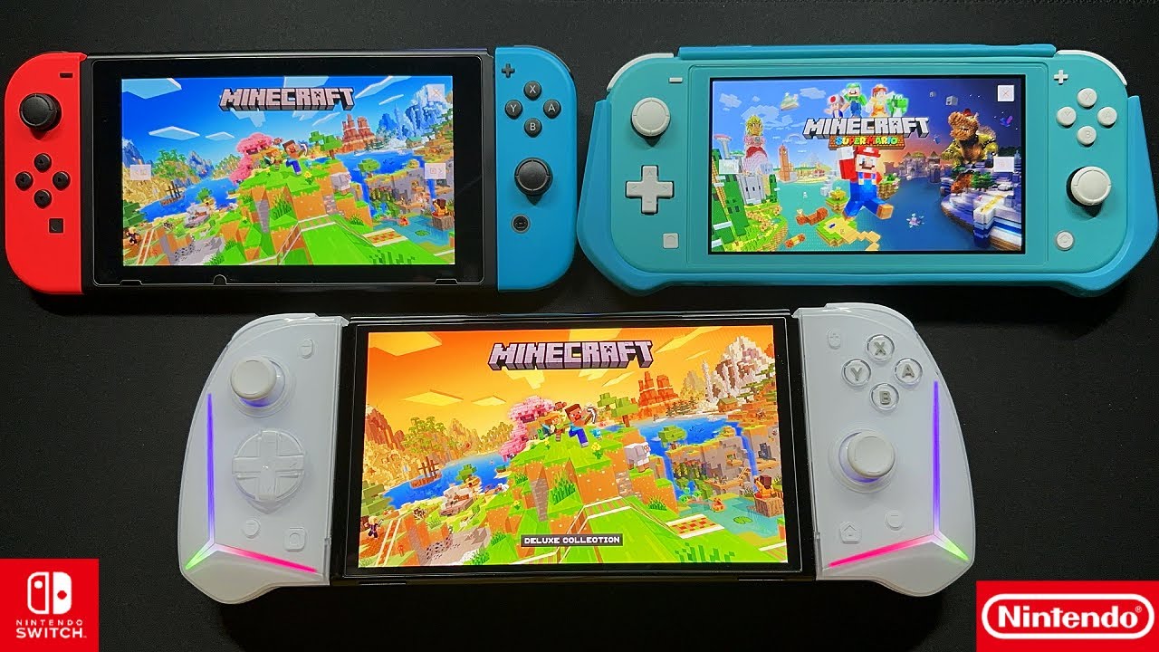 Minecraft on all 3 Nintendo Switch Models | OLED | Lite | Switch