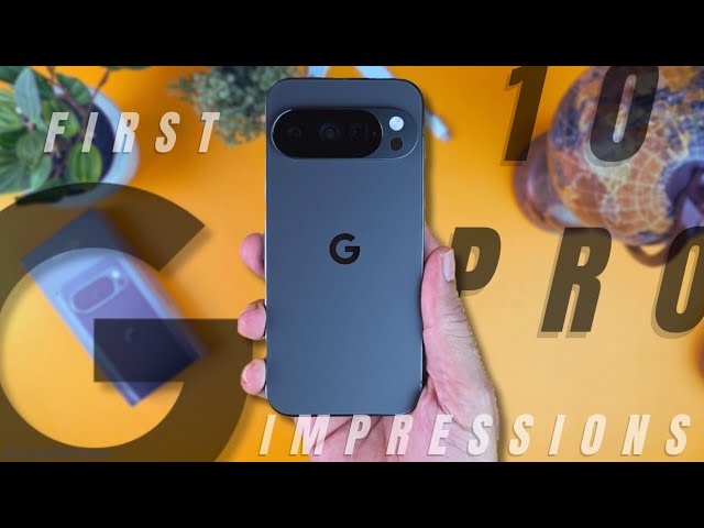 Google Pixel 10 Pro (Obsidian) Unboxing and First Impressions