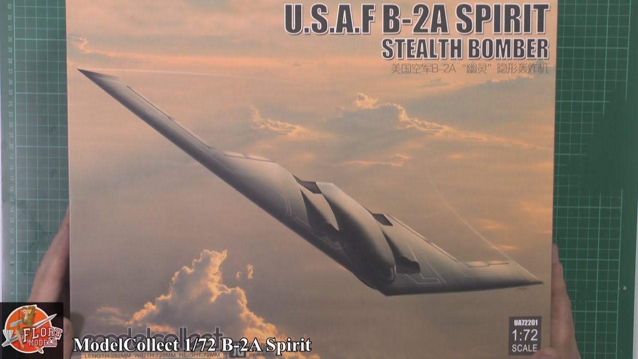 Modelcollect 1/72 B-2A Spirit - YouTube