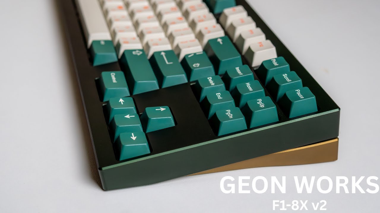 F1-8X V2 比較】Geonworks F1-8X OG レビュー 打鍵音【超バチバチ