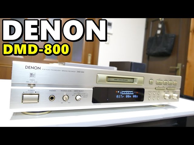 動作検証！DENON 本体 : DMD-800 再生・録音・ALL ERASE検証 - YouTube