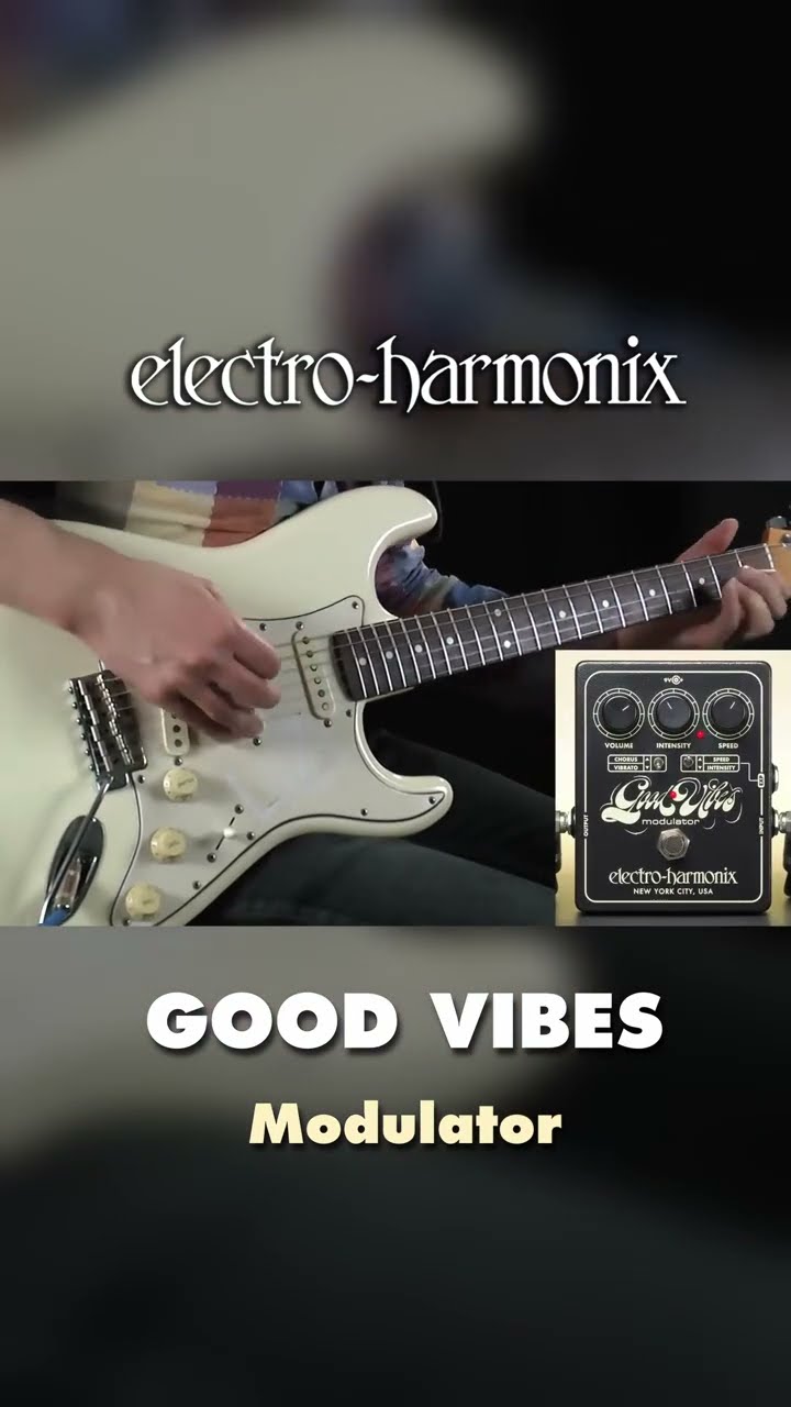 EHX Good Vibes Modulator Pedal Demo - YouTube