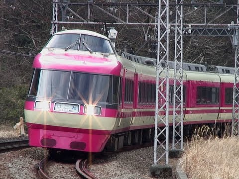 HD) 小田急ロマンスカーLSE(新塗装) 7000形特急電車 (Luxury Super