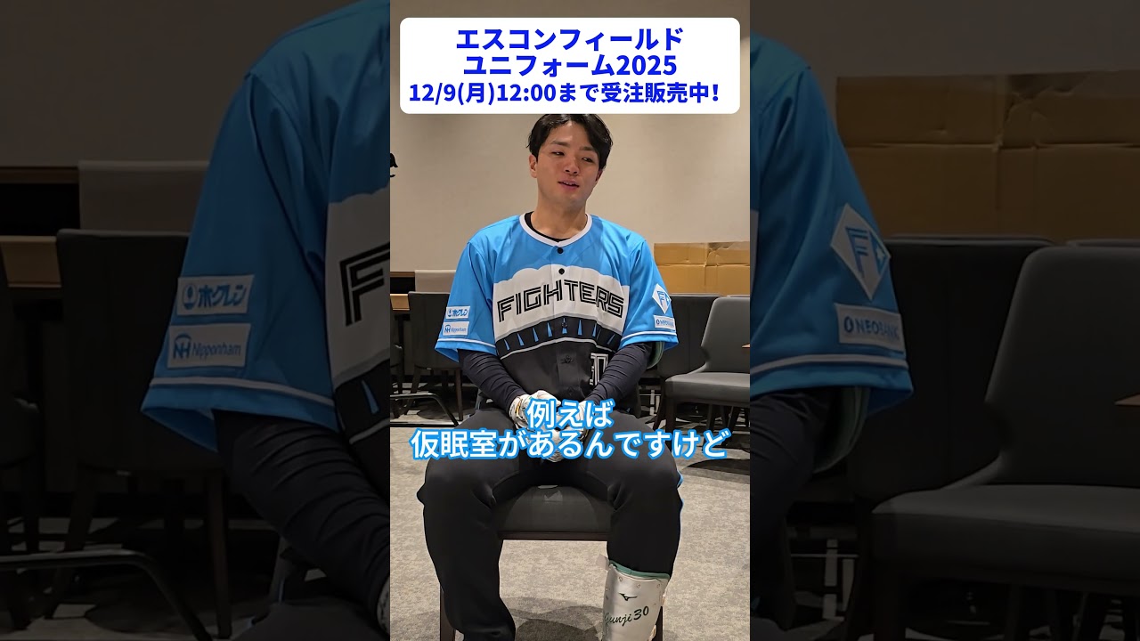 🟦エスコンフィールドユニフォーム2025⬛12/9(月)12:00まで受注販売中