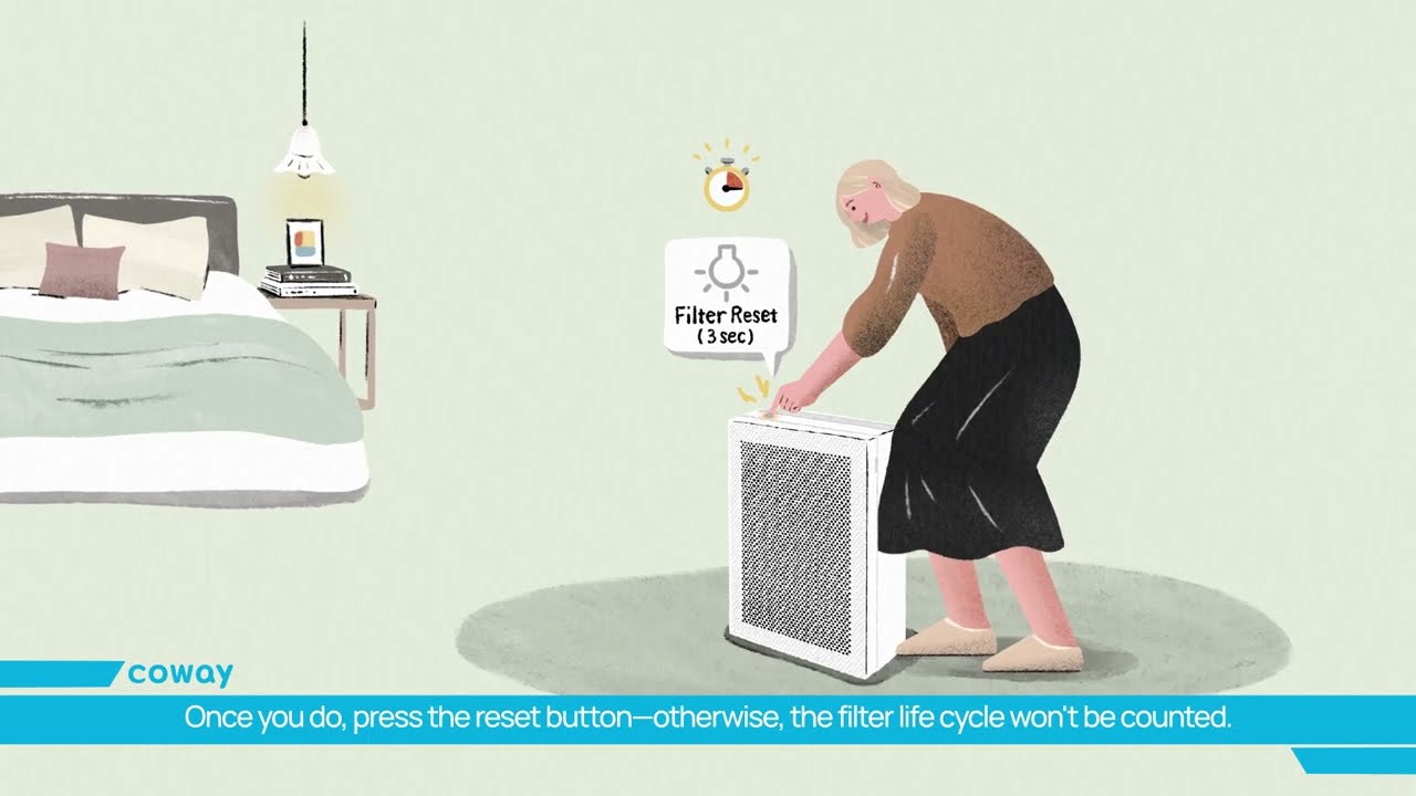 Tips] How to manage the filters in Coway air purifier? - YouTube