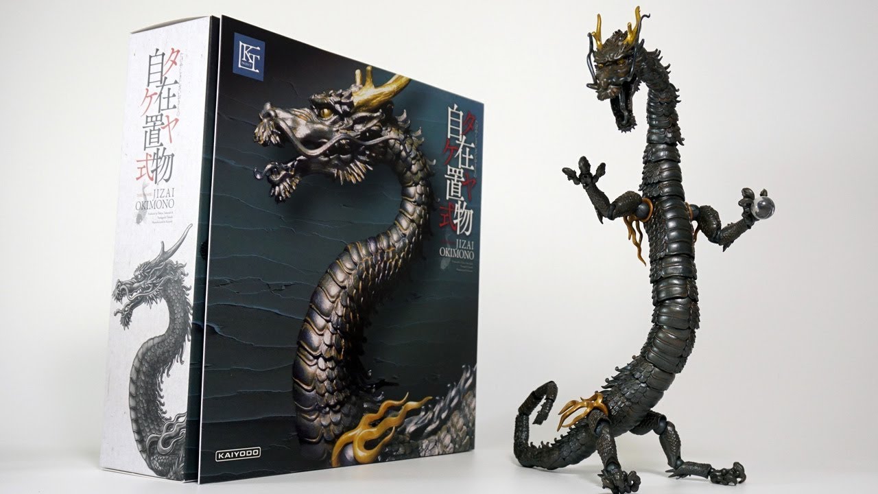 KAIYODO Takeya Style Jizai Okimono Dragon Iron Rust Edition KT-003