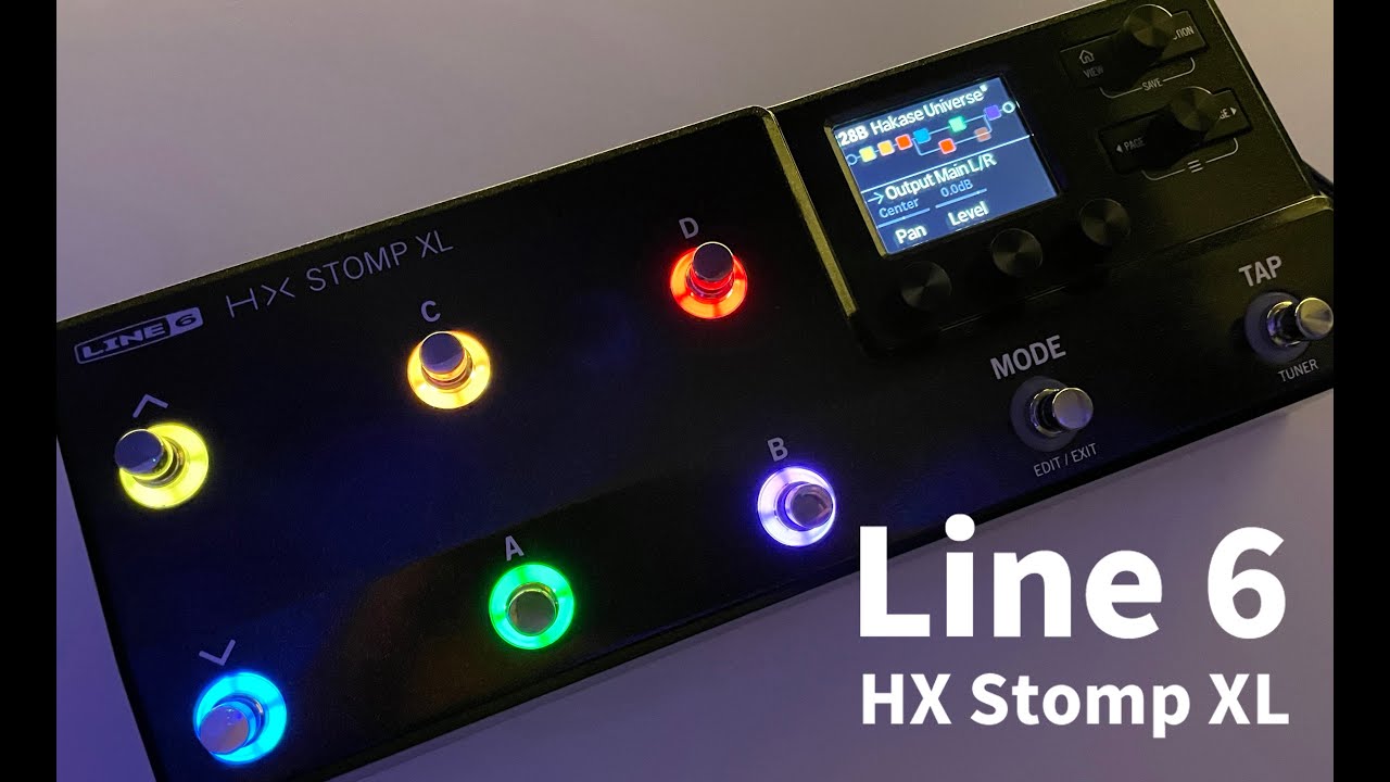 Line 6 HX Stomp XL これ1台でサウンドメイクは完成！ゼロから音作りし