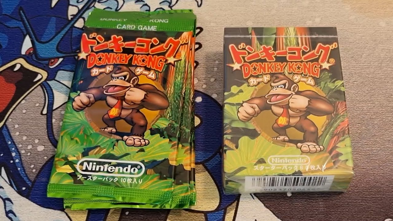 1999 Donkey Kong TCG Base Set - Japanese Booster Pack and Starter