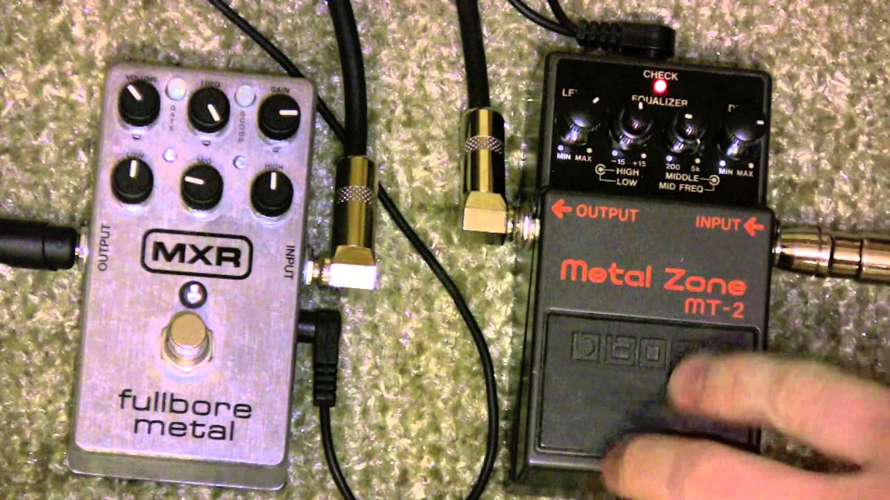 MXR M116 FULLBORE METAL - ノイズゲートを搭載したハイゲイン