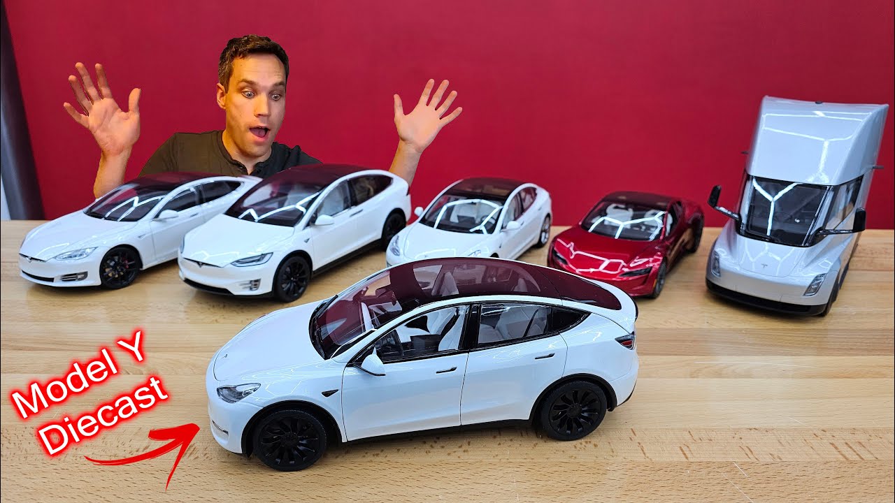 Tesla Model Y Diecast Unboxing! FINALLY! - YouTube