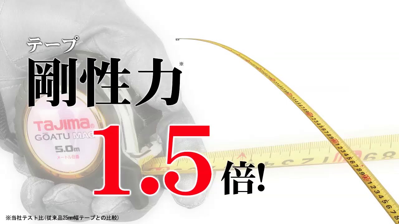 剛厚ロック 25mm幅5.0m 尺相当｜コンベックス｜TAJIMA（タジマ）