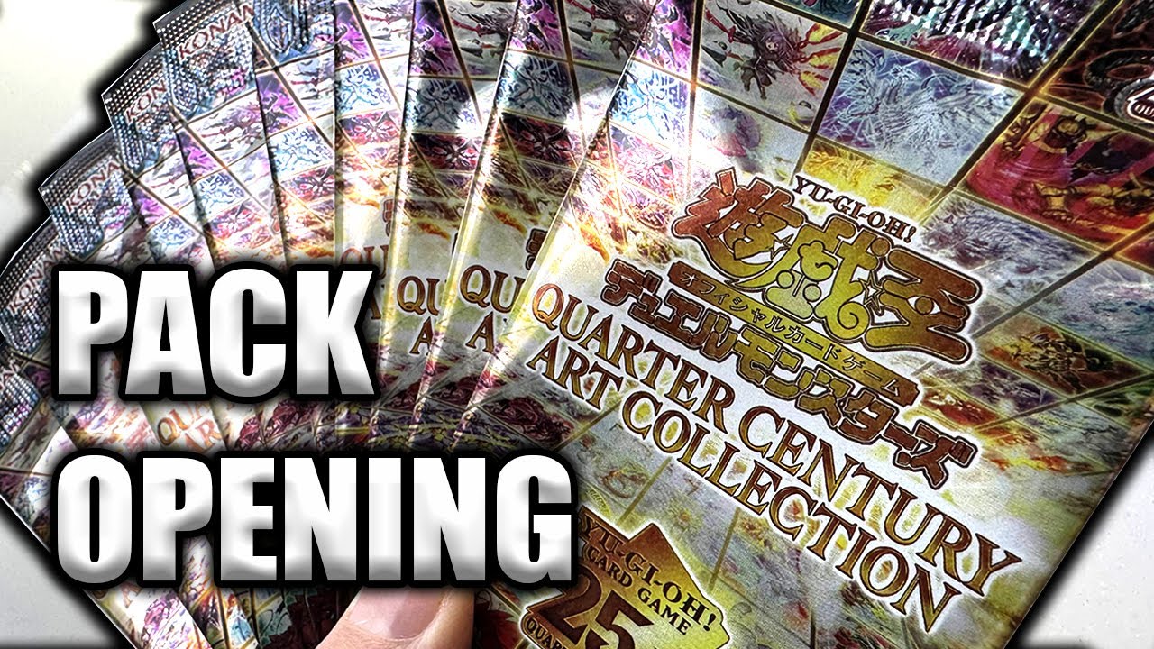 Yugioh! 「QUARTER CENTURY ART COLLECTION」QCAC box opening! So