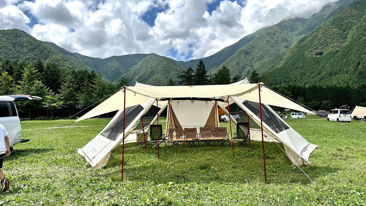 ランドベース6 Pro 設営 - YouTube