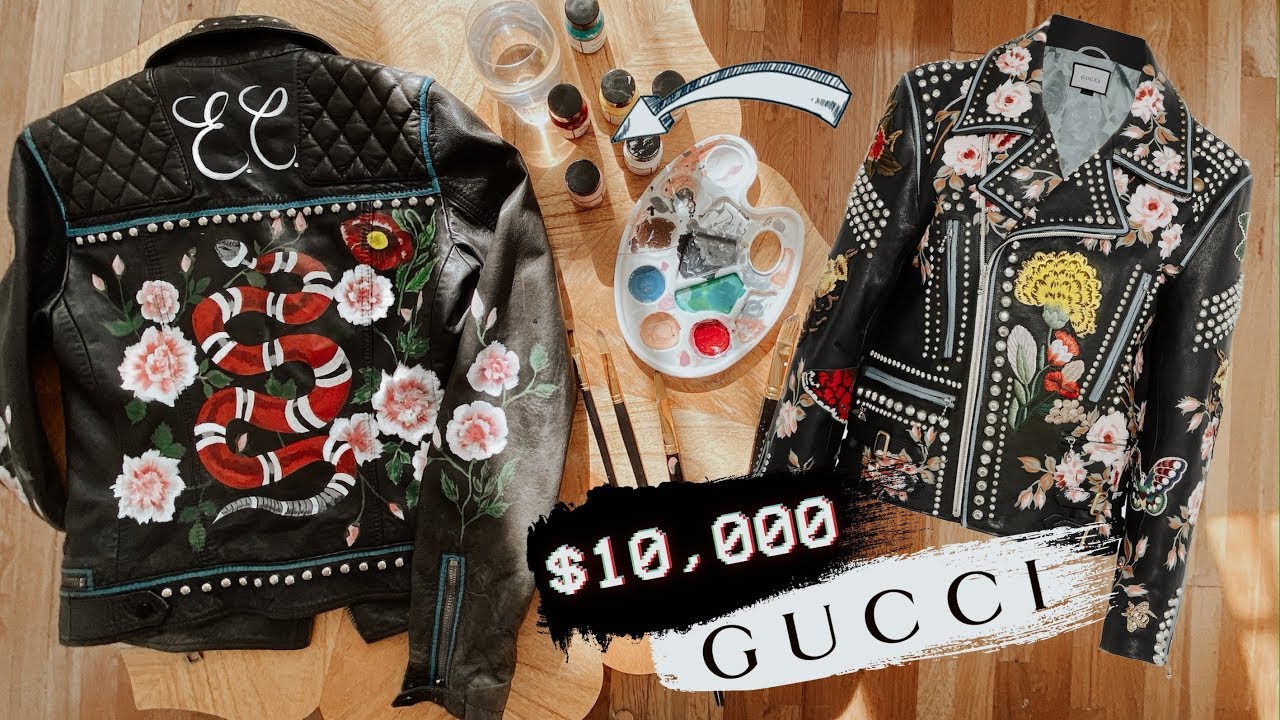 HOW TO MAKE THE $10,000 GUCCI JACKET - YouTube