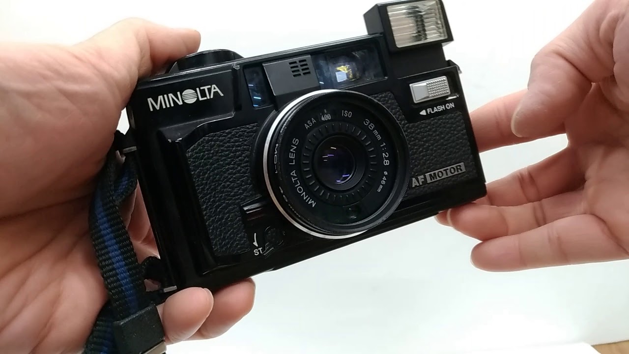 Minolta HI-Matic AF2-MD Point & Shoot Film Camera 38mm F2.8 Lens