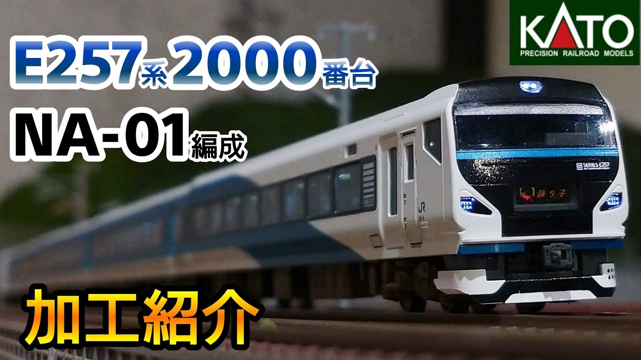 鉄道模型】KATO E257系2000番台 踊り子 NA-01編成 加工紹介【Nゲージ