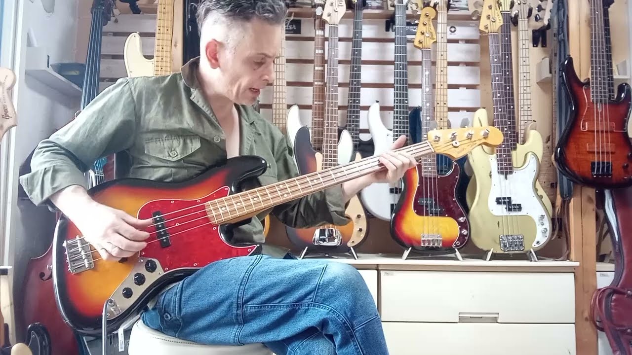 Fender Japan JB62 circa 1996 Fujigen Made #demo #soundcheck #bass