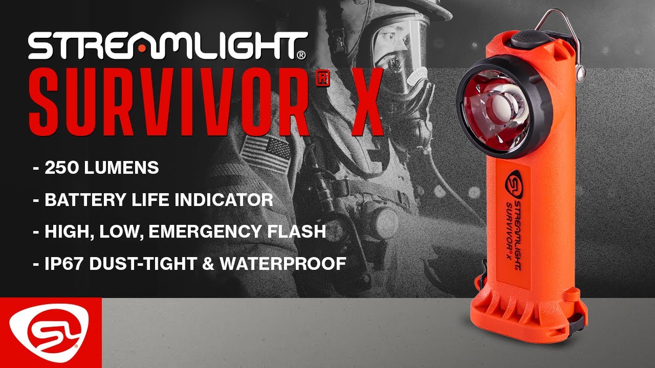 Streamlight Survivor® X LED Right Angle Flashlight, Alkaline