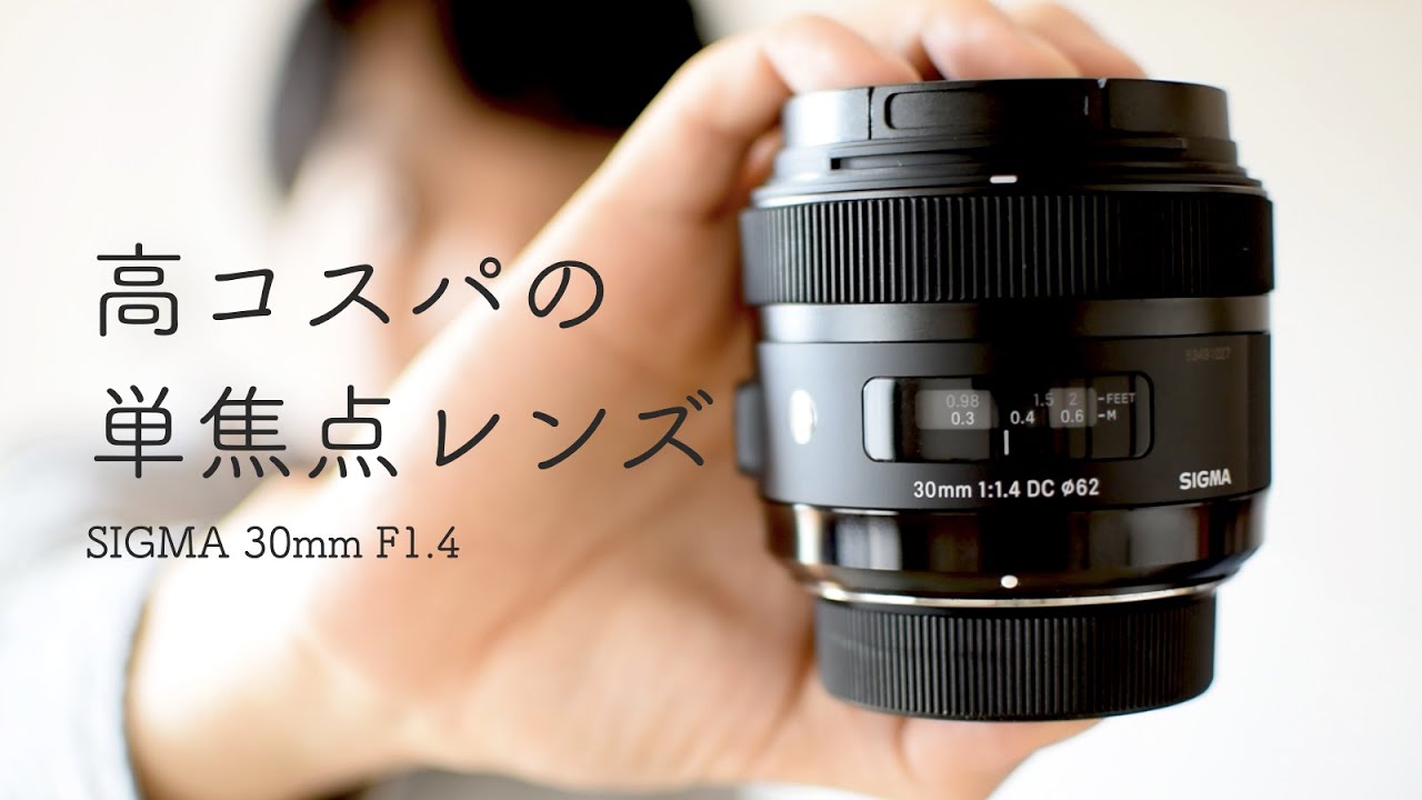 動画撮影やポートレートにもおすすめの単焦点レンズ SIGMA 30mm F1 4
