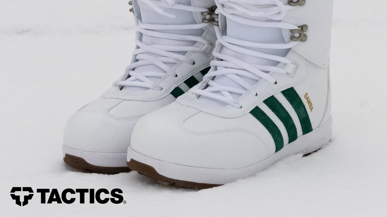 Adidas Samba ADV 2020 Snowboard Boot Rider Review - Tactics - YouTube