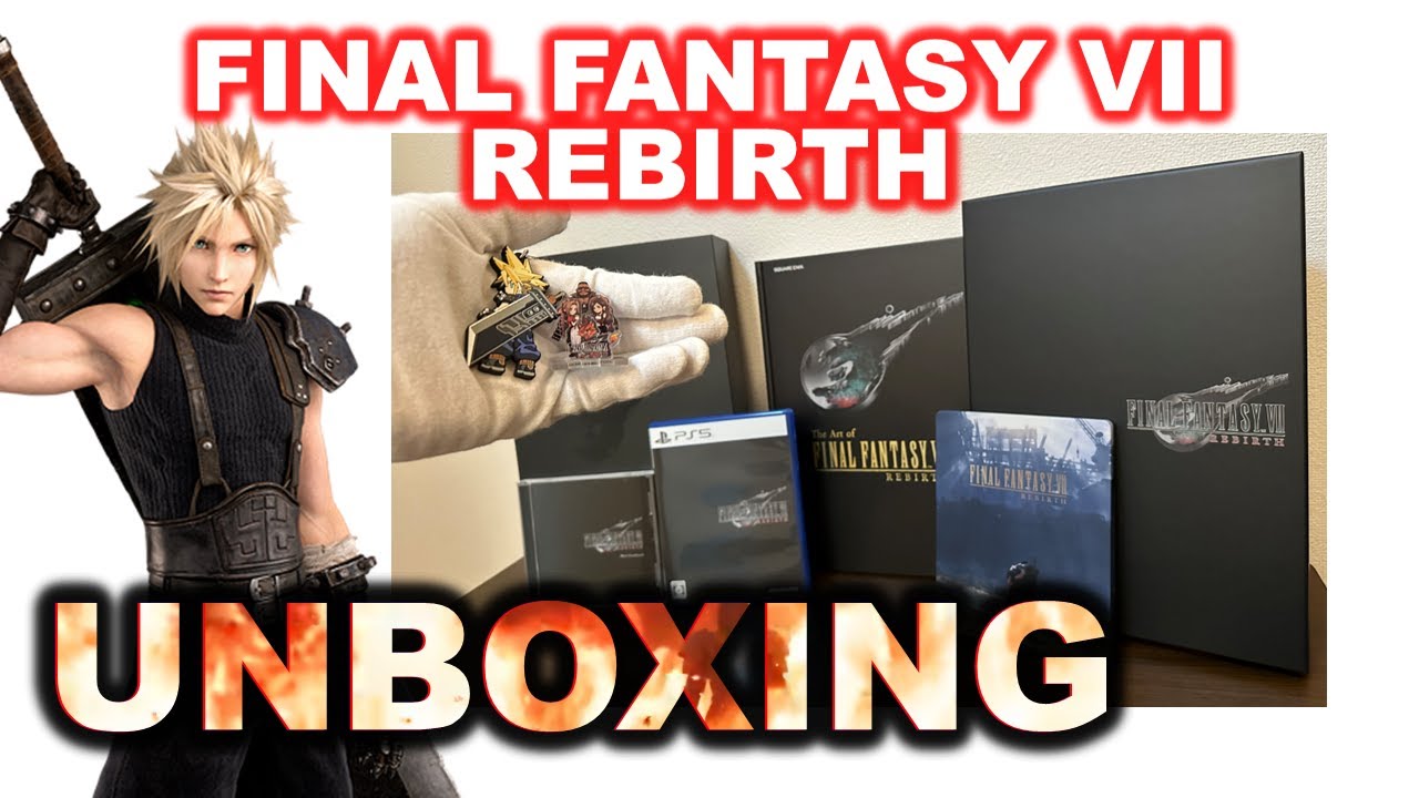 Japan Exclusives】Unboxing Final Fantasy VII Rebirth Deluxe