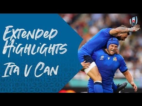 ロングハイライト/イタリア代表 v カナダ代表【ラグビーワールドカップ