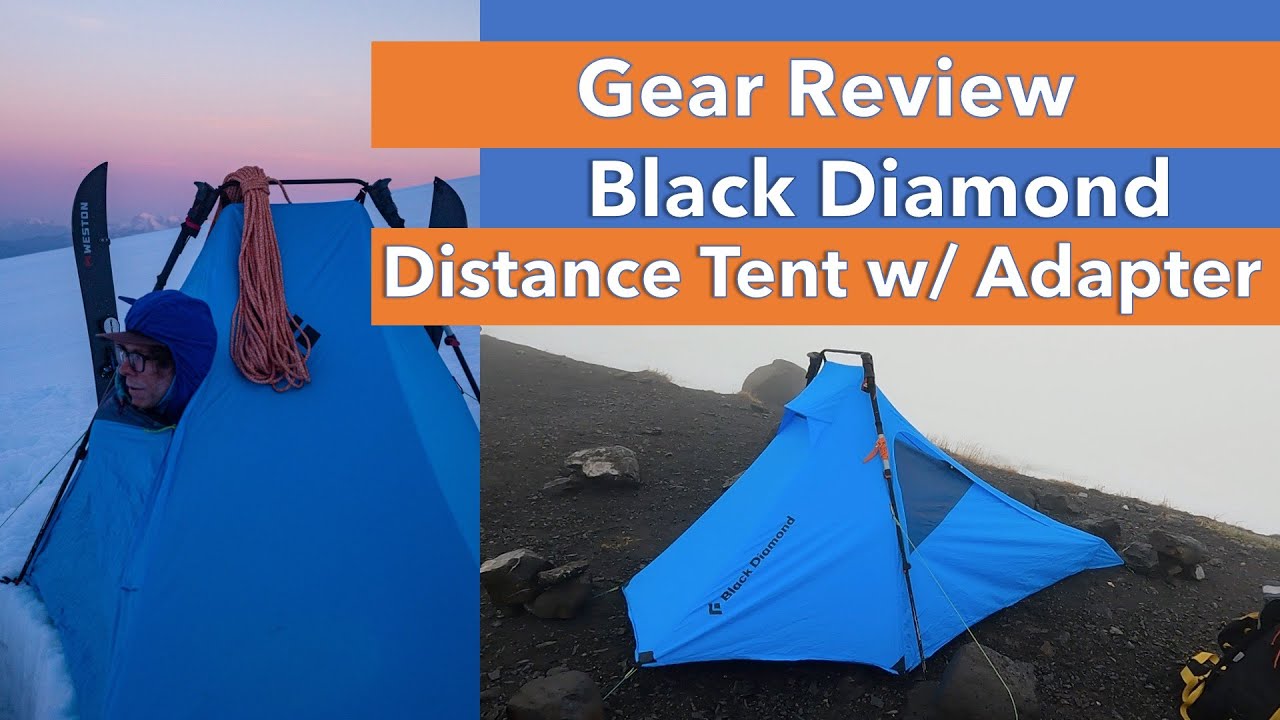 Gear Review: Black Diamond Distance Tent w/ Adapter - YouTube