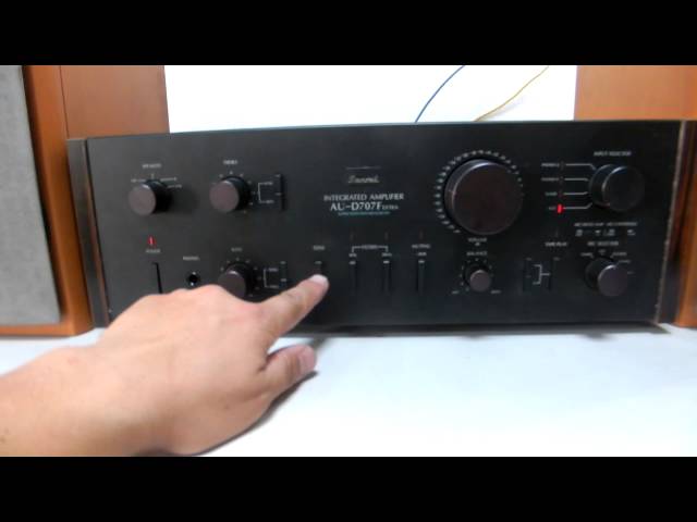 サンスイ Sansui AU-D707F EXTRA プリメインアンプ - YouTube