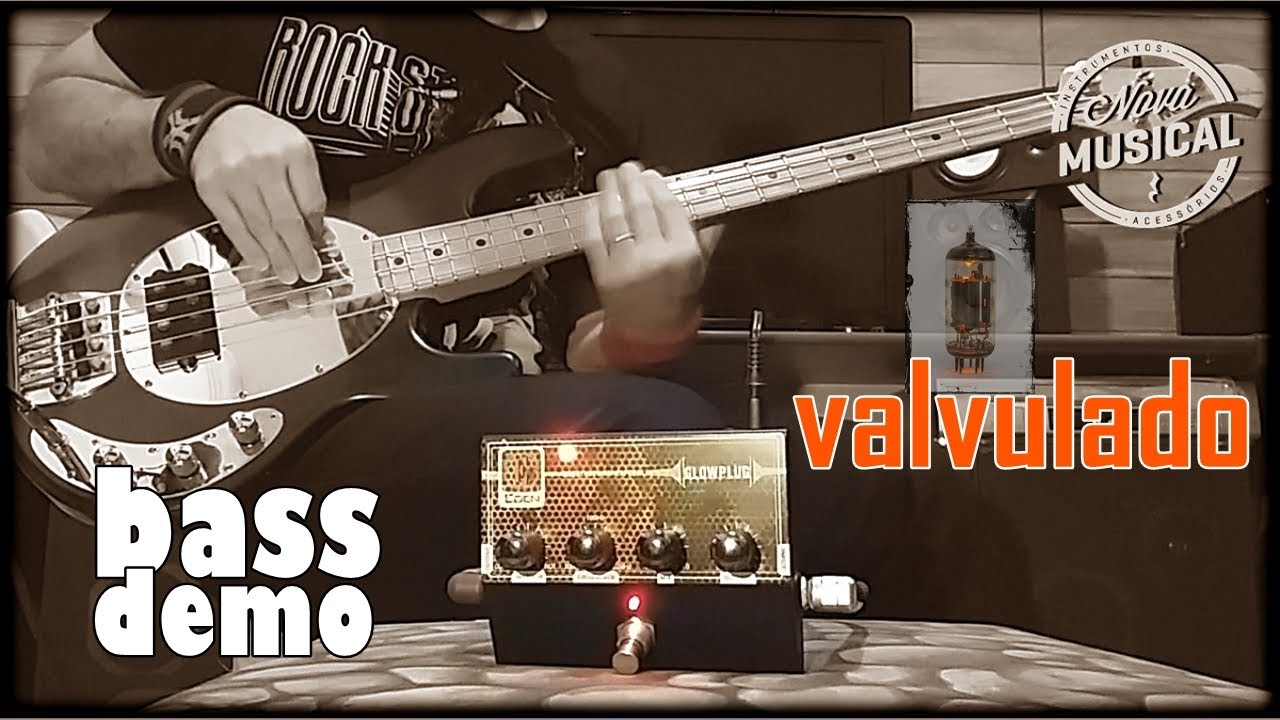 Pedal Valvulado Eden GlowPlug Tube Warmer Deixe Contrabaixo com