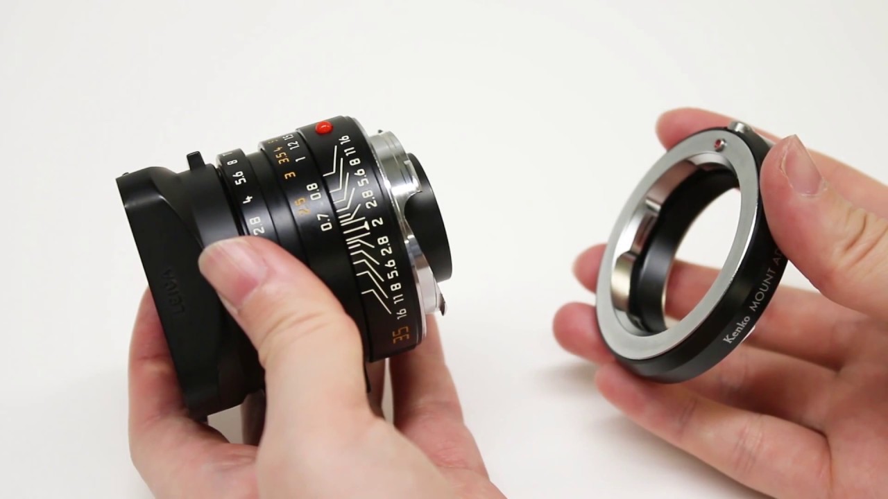 ライカMマウントレンズをミラーレス一眼に取り付けできる！Mマウント