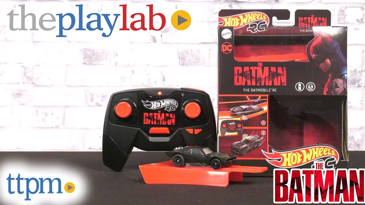 Hot Wheels RC The Batman Batmobile from Mattel | Play Lab - YouTube