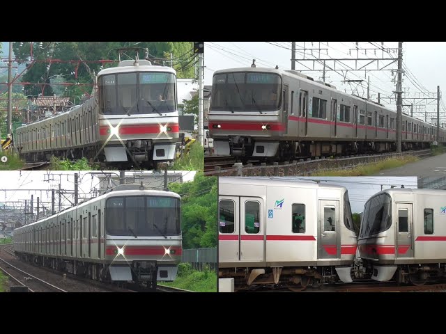 ド迫力の5000系重連 ] 名鉄5000系重連8両 走行映像集豪華18本立て