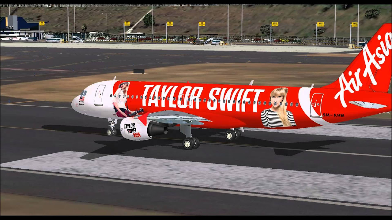希少美品】Air Asia Taylor Swift A320 Livery File:Air Asia Taylor