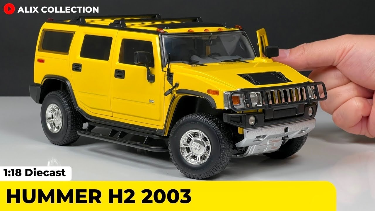 Unboxing of Hummer H2 1:18 Diecast Model Car by Highway 61 Models