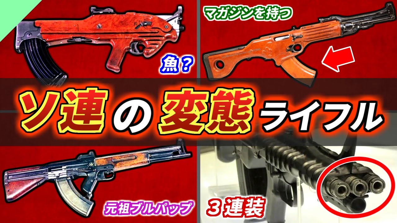 Real Gun Commentary] Bizarre! Strange Soviet Rifle Prototypes