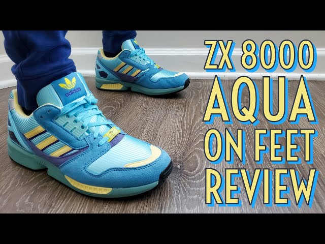 Adidas ZX 8000 Aqua On Feet Review (FY7686) #Adidas #ZX8000