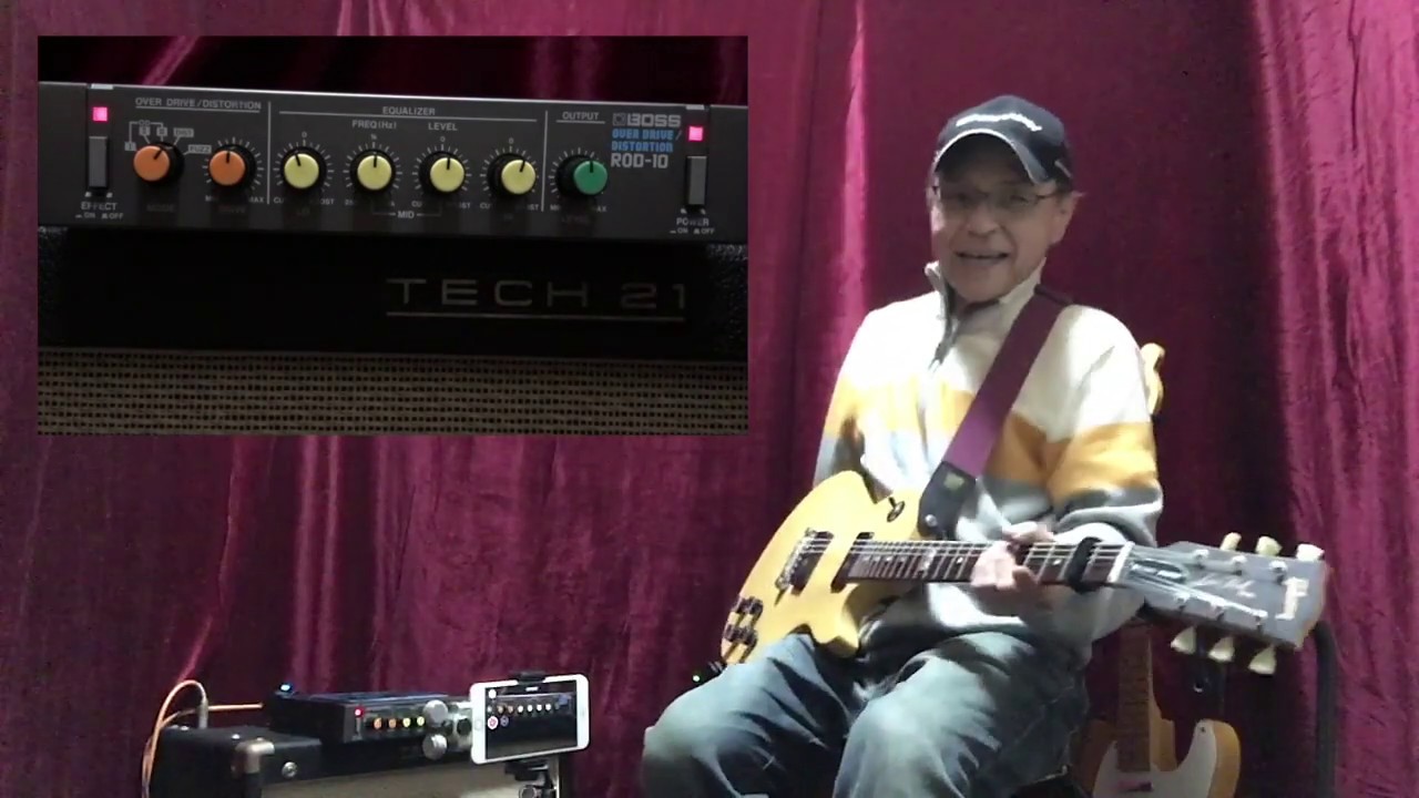 Boss ROD-10 OVERDRIVE/DISTORTION function check video - YouTube