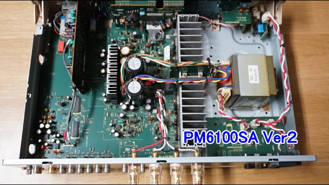 オーディオ Marantz プリメインアンプ PM6100SA Ver2ご紹介 - YouTube