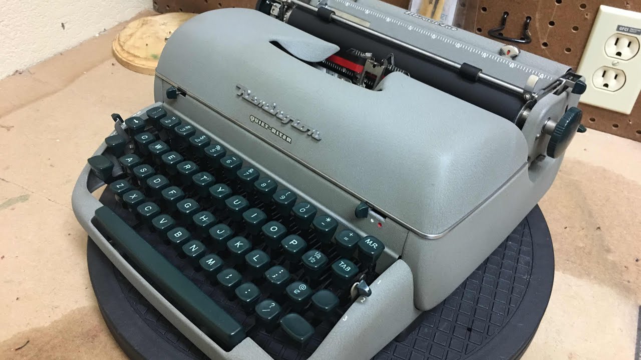 TypewriterMinutes - Typewriter Review and Restoration: 1957