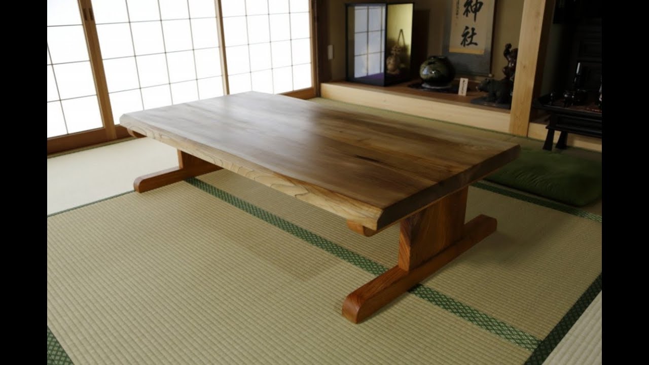 How to make a Japanese-style low table! DIY a solid wood table to