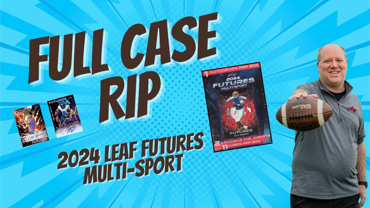 Full Case Rip! 2024 Leaf Futures Multi-Sport Blaster Box 🚀 Crazy
