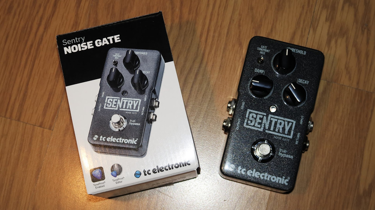 TC Electronic Sentry Noise Gate Pedal - YouTube