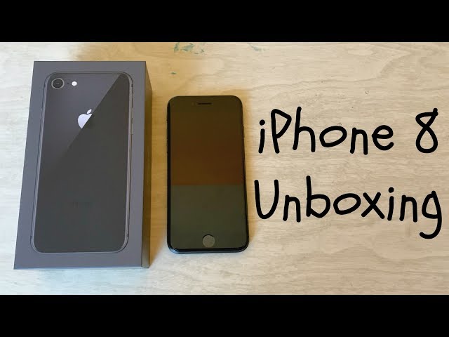 iPhone 8 256gb Space Gray Unboxing - YouTube