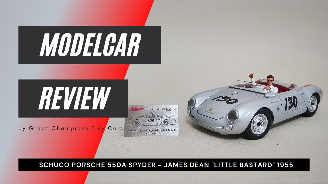 REVIEW Schuco 1:18 diecast Porsche 550 A Spyder modelcar, James