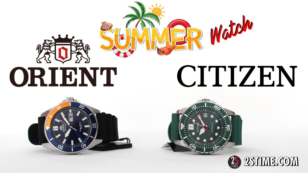 CITIZEN NJ0129-10X Sport Watch and ORIENT KANNO RA-AA0916L19B