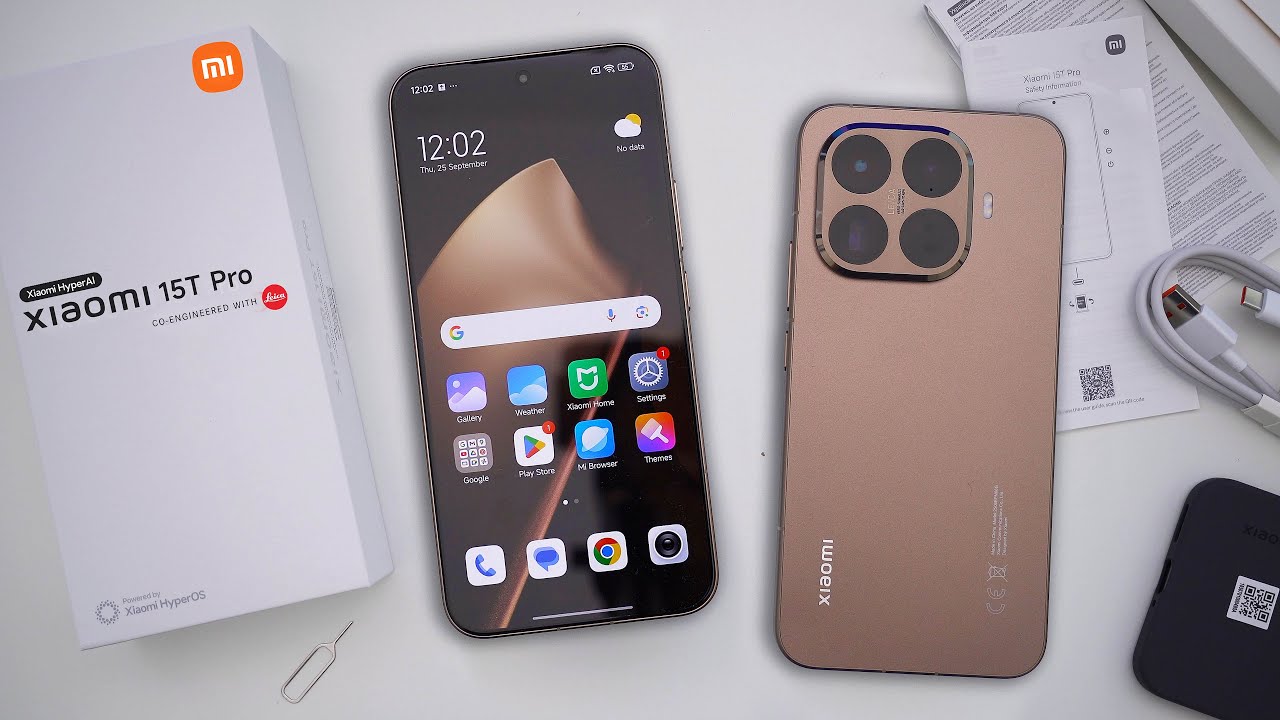 Xiaomi 15T Pro Unboxing, Hands-On & First Impressions! (Mocha Gold