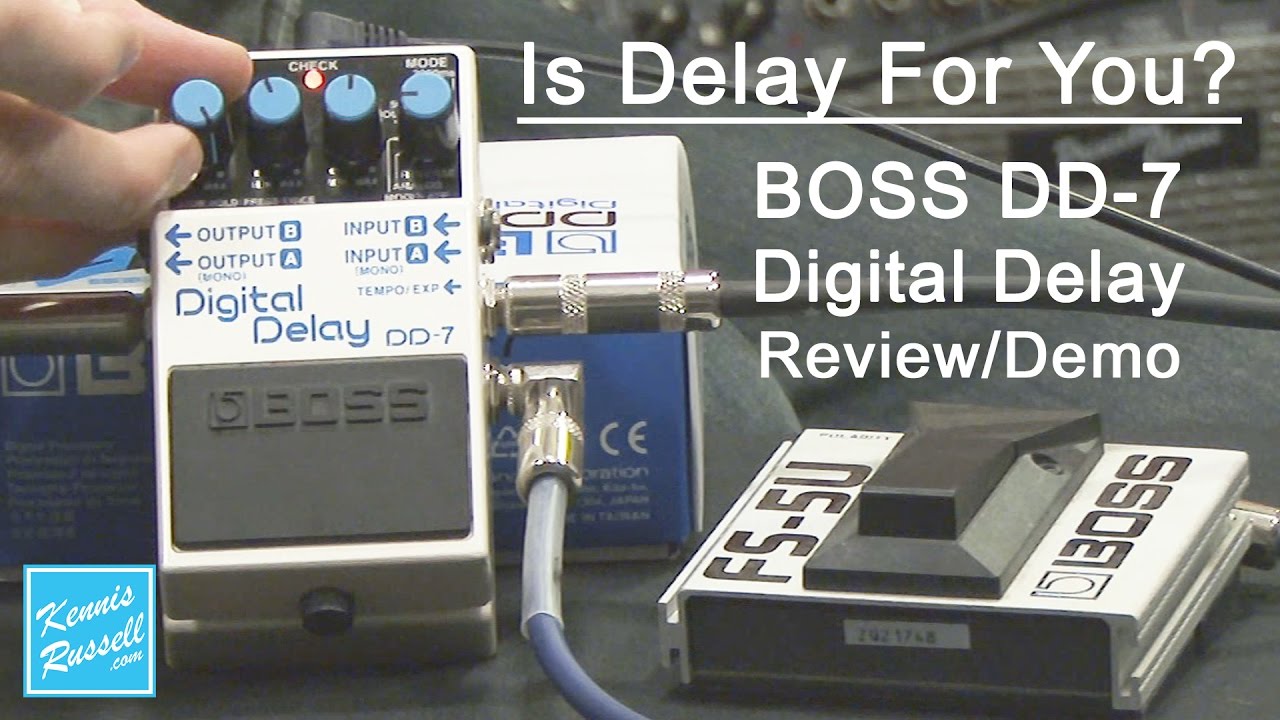 BOSS DD-7 Digital Delay Guitar Pedal Review/Demo - YouTube