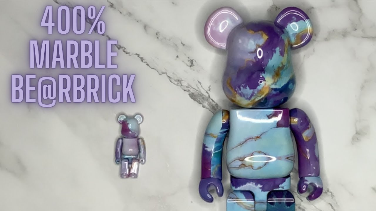 UNBOXING: 400% Marble Pattern Bearbrick - YouTube